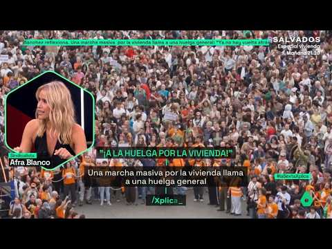 Afra Blanco señala que las calles se han llenado de "dignidad frente a la crueldad" - laSexta Xplica