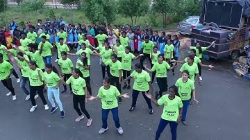 FLASH MOB at KRISHNA UNIVERSITY, MACHILIPATNAM || bheemla nayak || machilipatnam