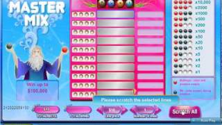 Master Mix Online Scratch Card Game screenshot 1