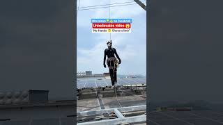 World's First Shoe Ascender for No Hands Rope Climbing #shorts #new