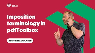 Imposition terminology in pdfToolbox