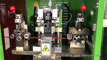 Full-auto CNC invisible gapping, stripping and bottom stop machine
