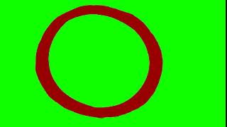 Animated Paint Circle   Green Screen   Sound Included   FREE DOWNLOAD