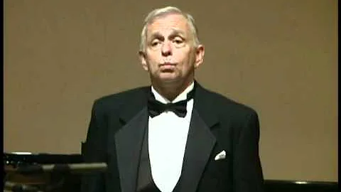 Richard Conrad singing "Home, Sweet Home"