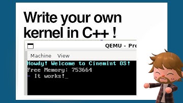Make your own kernel from scratch... with C++!