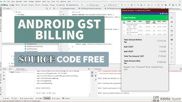 Android GST Billing Project with Source Code