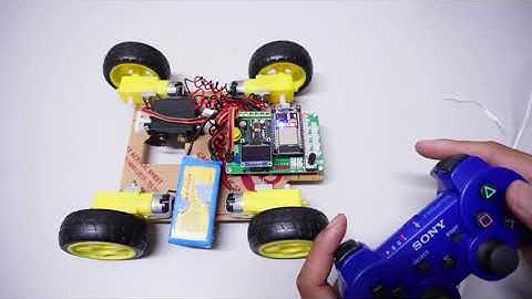 สอน บังคับหุ่นยนต์ไร้สายด้วยบอร์ด NKP ONE ร่วมกันจอย PS3 | PrinceBot