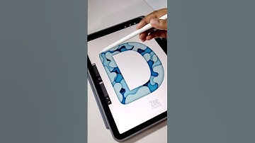 How to create paper cut out effect in #procreate #digitalart #tutorial #drawing #art #shorts #ipad