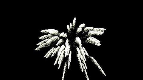 Fireworks Simulation Lightwave 3D
