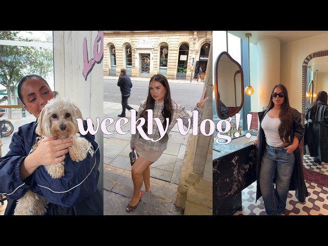 CATCH UP VLOG!!! | London with Cinz & Blueb, Prep for Milan & Manchester Fashion Week!!!