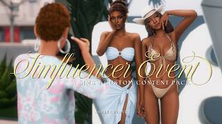 going to a simfluencer event in del sol valley 📸 | the sims 4: custom content showcase