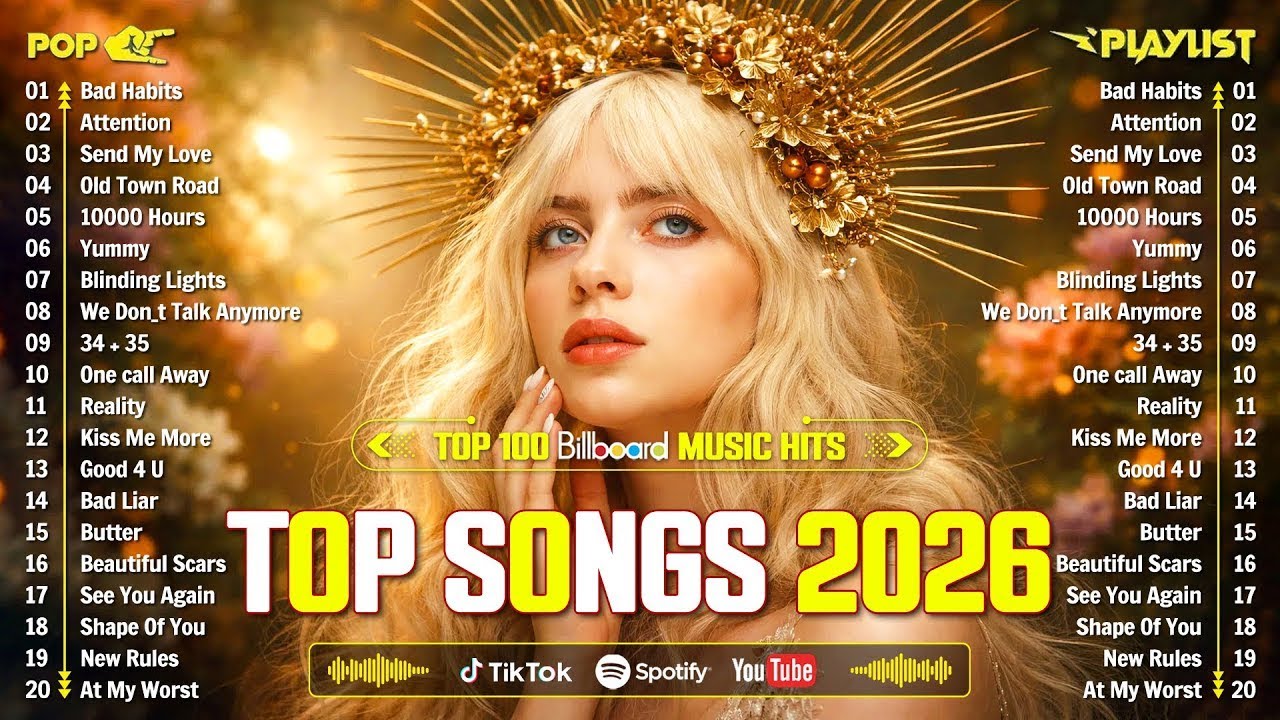 Bruno Mars, Maroon 5, Adele, Ed Sheeran, Dua Lipa, The Weeknd 🎵 Billboard Top 50 This Week #4