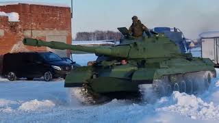 Ходовые испытания новинки Музея отечественной военной истории - Т-10М