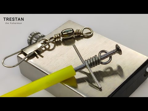 اصنع بنفسك مدور صيد السمك في المنزل بالمجان