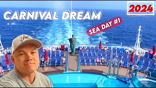 Carnival Dream Sea Day 1. Spend The Day Onboard The Carnival Dream. 6 Day Western Caribbean Cruise.