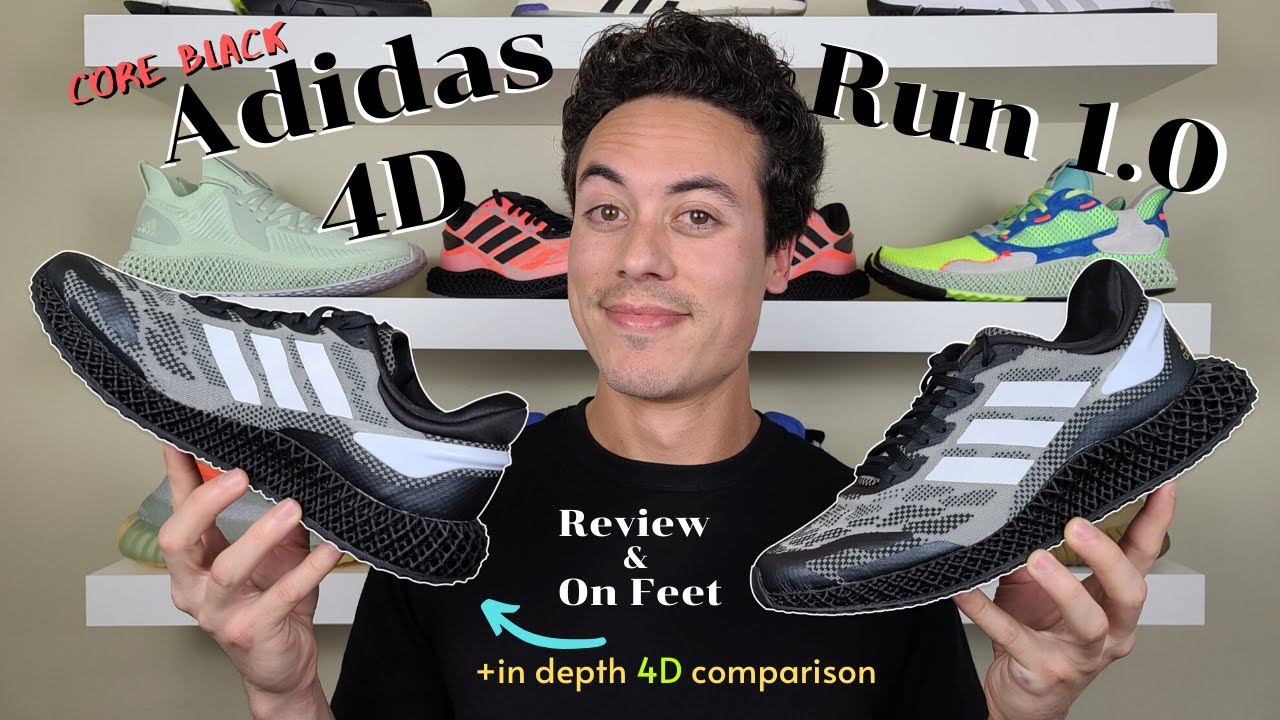 Adidas Run 1.0 Core Black / Black 4D (Review & On Feet) - Most Detailed  Breakdown!