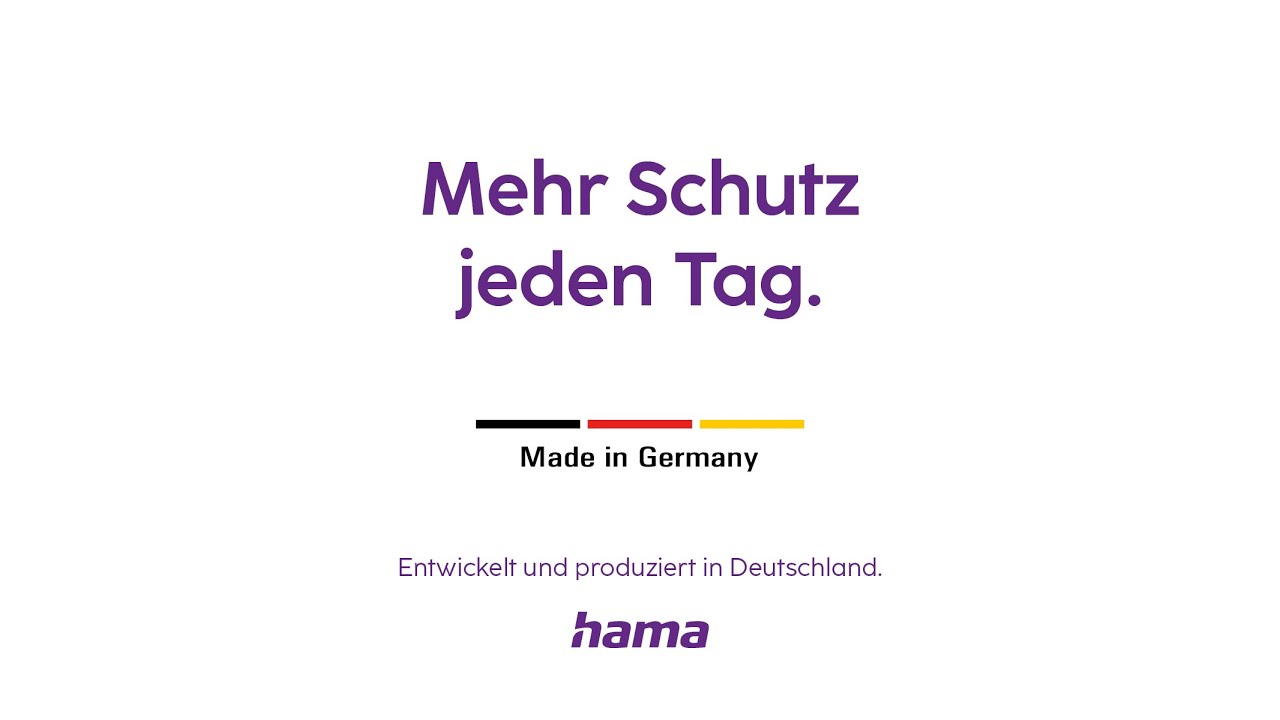 Hama Label Hama - Mehr Schutz jeden Tag. Made in Germany. - YouTube