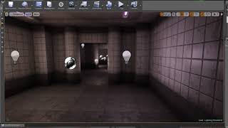 Dirty Scifi Scene Lighting in Unreal