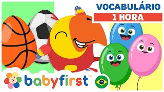 Desenhos Educativos | LARRY O PASSARINHO E OS OVOS COLORIDOS | Praticar esportes | BabyFirst Brasil