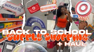 BACK TO SCHOOL SUPPLY SHOPPING HAUL 2026 junior year my school essentials