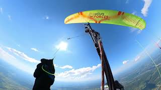 Saline d'Arc-et-Senans en parapente