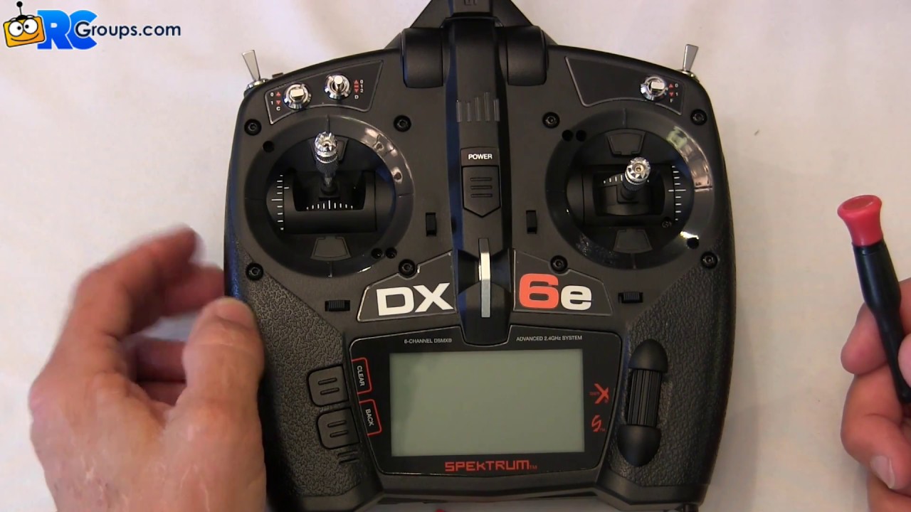 DX6e Stick Adjustments