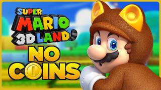 I tried beating Super Mario 3D Land without TOUCHING a single COIN?