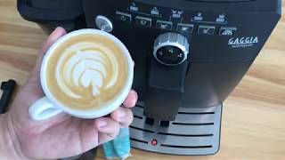 Gaggia Naviglio - How to Make Caffe Latte 如何制作拉花咖啡