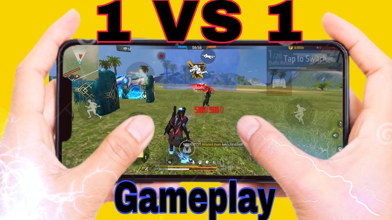 Free Fire 1 Vs 1 Handcam //Free Fire Handcam Gameplay - YouTube