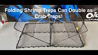 PROMAR Folding Collapsible Shrimp Traps Can Double as Crab Traps!