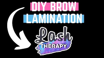 DIY AT HOME BROW LAMINATION TUTORIAL!!