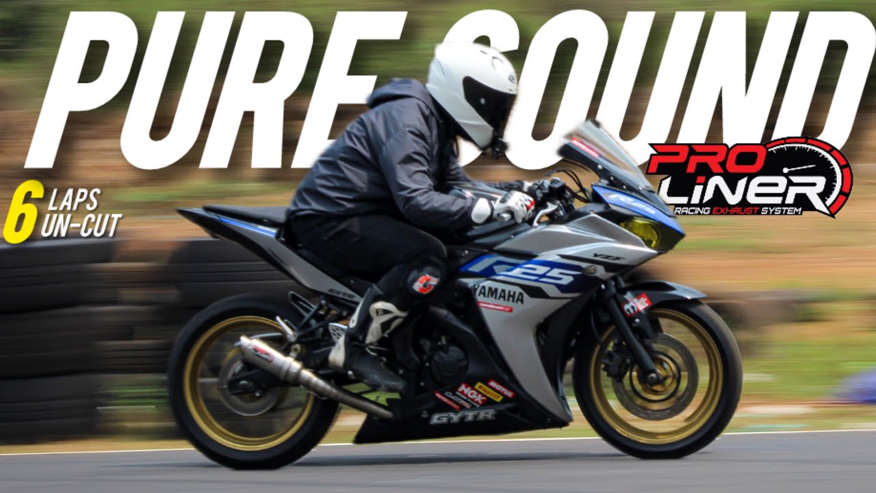 PURE SOUND ASMR R25 + KNALPOT PROLINER FULL SYSTEM TRACKDAY SIRKUIT ...