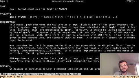 documenting my scripts with groff part 2