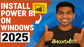 How to Install Power BI on Windows 11 (Step-by-Step) || Telugu || Download Free 2025