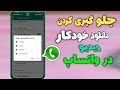 چطور از دانلود خودکار ویدیو و عکس در واتساپ جلوگیری کنیم جلو گیری کردن خودکار ویدیو در واتساپ 
