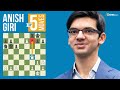 Anish giris top 5 most brilliant moves