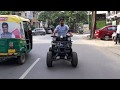 125cc ATV ridding on roads of Delhi | Cheapest ATV Quad Bike Price in INDIA | JAI HIND | JAI BHARAT