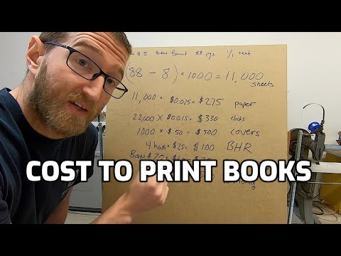 Video: How To Estimate The Cost Of A Book