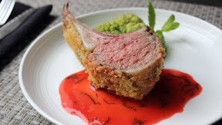 Rack of Lamb with Strawberry Mint Sauce Recipe