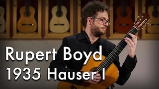 Rupert Boyd - Skye Boat Song (1935 Hauser I) chords