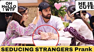 CUTE GIRL STARING AT STRANGERS PRANK IN MALL@crazycomedy9838