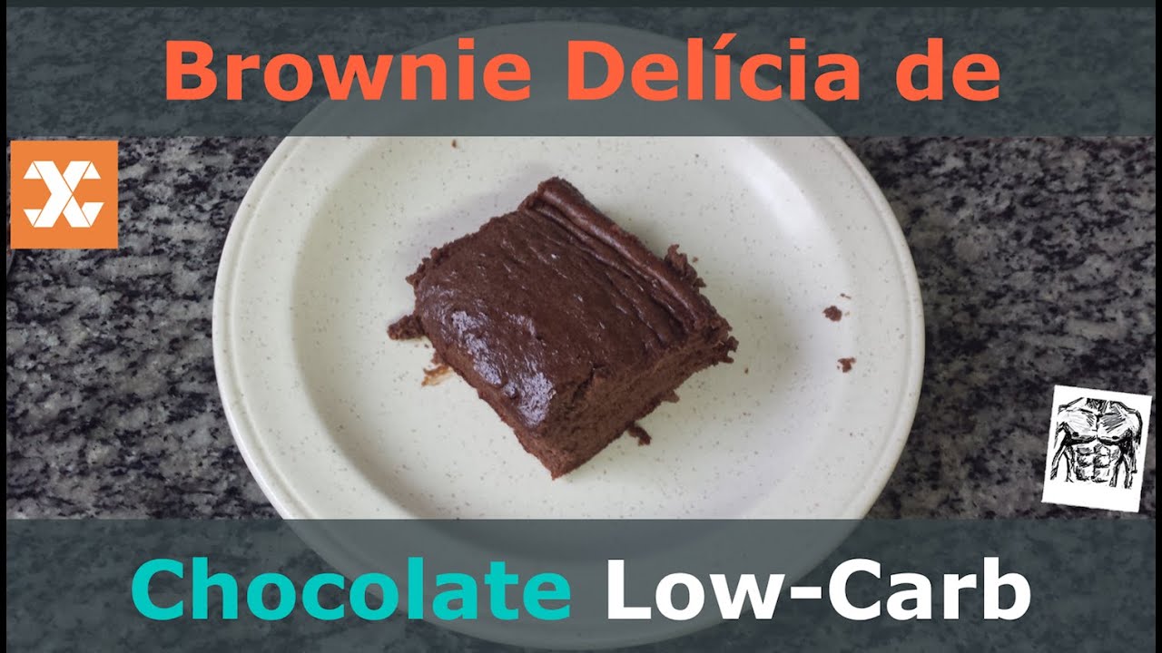 BROWNIE DE CHOCOLATE LOW CARB DELICIOSO!