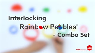 Interlocking Rainbow Pebbles® Combo Set - Edx Education, Creative Thinking & Problem Solving Skills