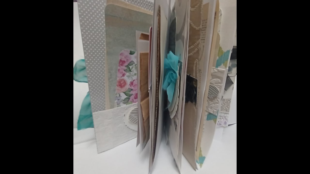 Paper Bags and book pages| Ephemera Holder Journal| Paper Bag Journal