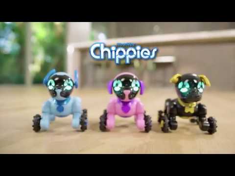 chippies robot dog pink