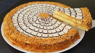 Mille Feuille    ميلفاي حجم عائلي بدون تعب وبدون توريق وبدون عجين مورق ساهل ماهل/ميلفوي/الميلفاي