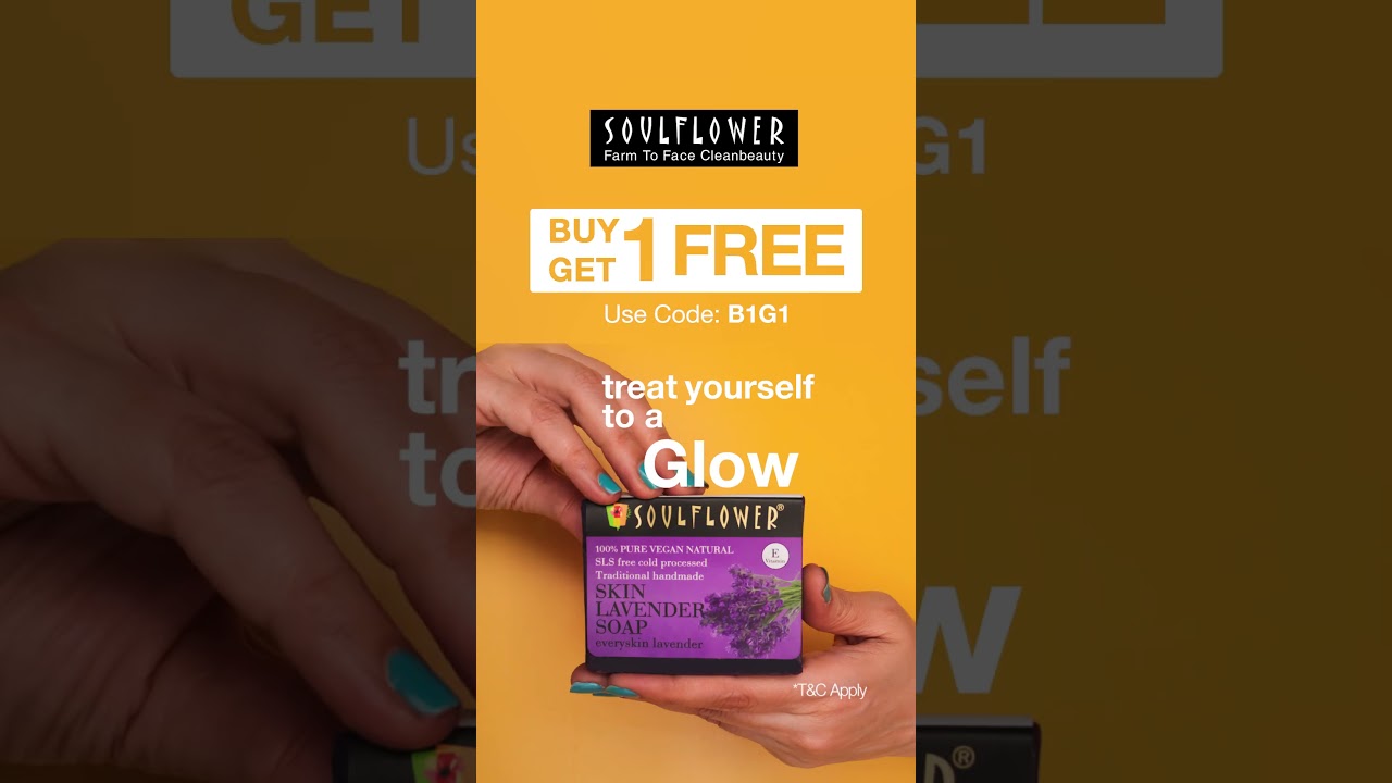 Soulflower Soaps For Bright & Fresh Skin - B1G1 is now LIVE!