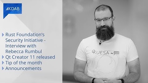 KDAB News 06/2023 - Rust Foundation