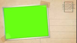 Postcard | Placeholder | Green Screen | Free to use | No Copyright