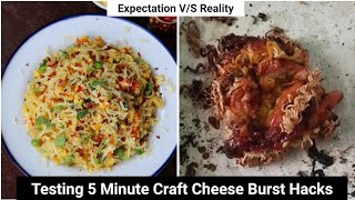 Testing Out Viral *Cheese Burst Hacks* By 5 Minute Crafts | *I DIDN'T EXPECT THIS*